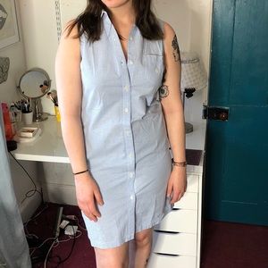 Ralph Lauren Sleeveless Gingham Polo Dress